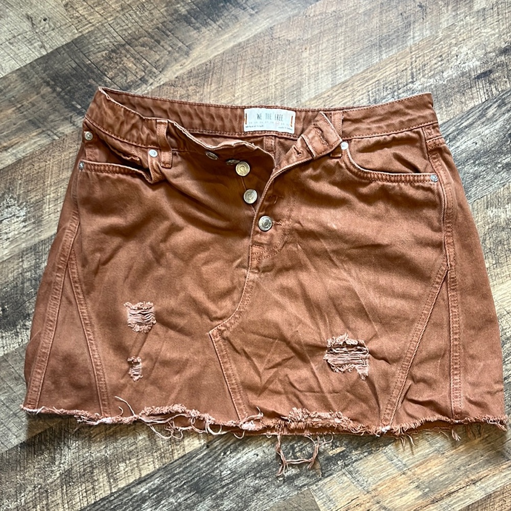 Free people mini skirt